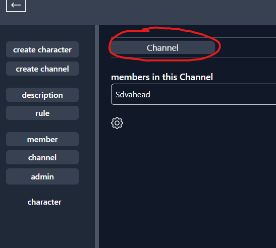 Aller dans un channel